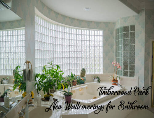 Timberwood Park – Bathroom New Wallcoverings