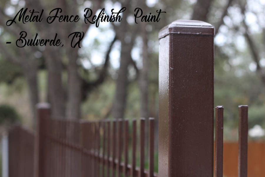 Hendrick Painting - Iron Fence Refinish and Paint Bulverde Texas