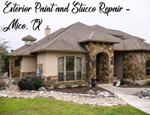 Exterior Paint and Stucco Repair – Mico, TX